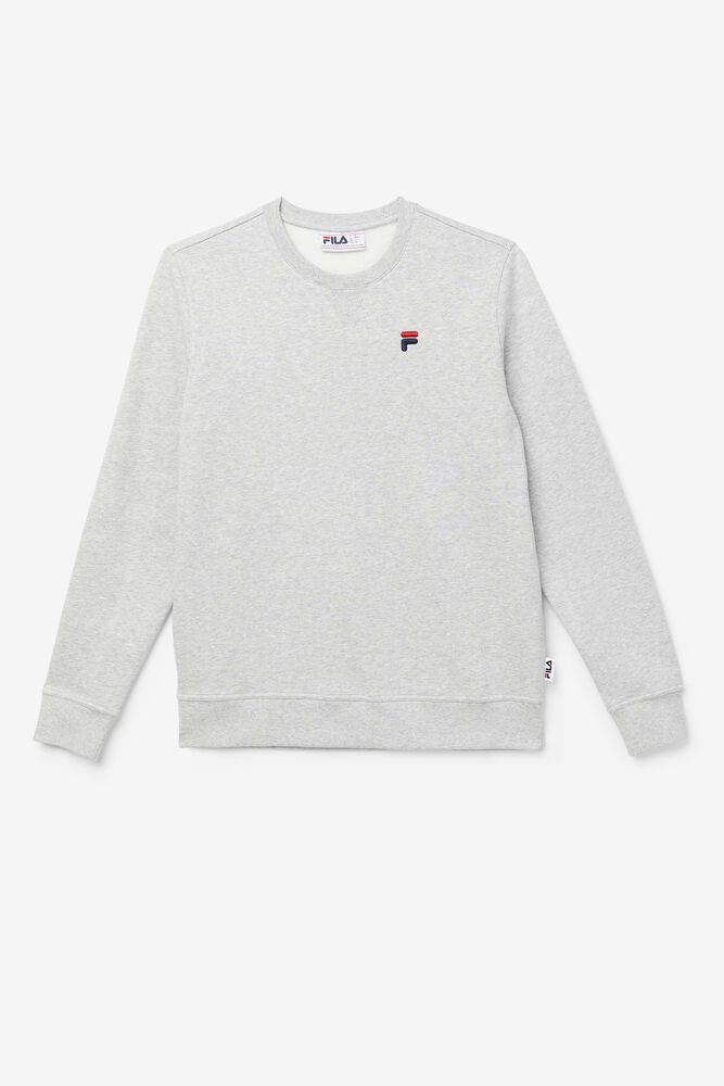 Fila Sweatshirt Mens Grey - Kieve - Philippines 0295846-GH